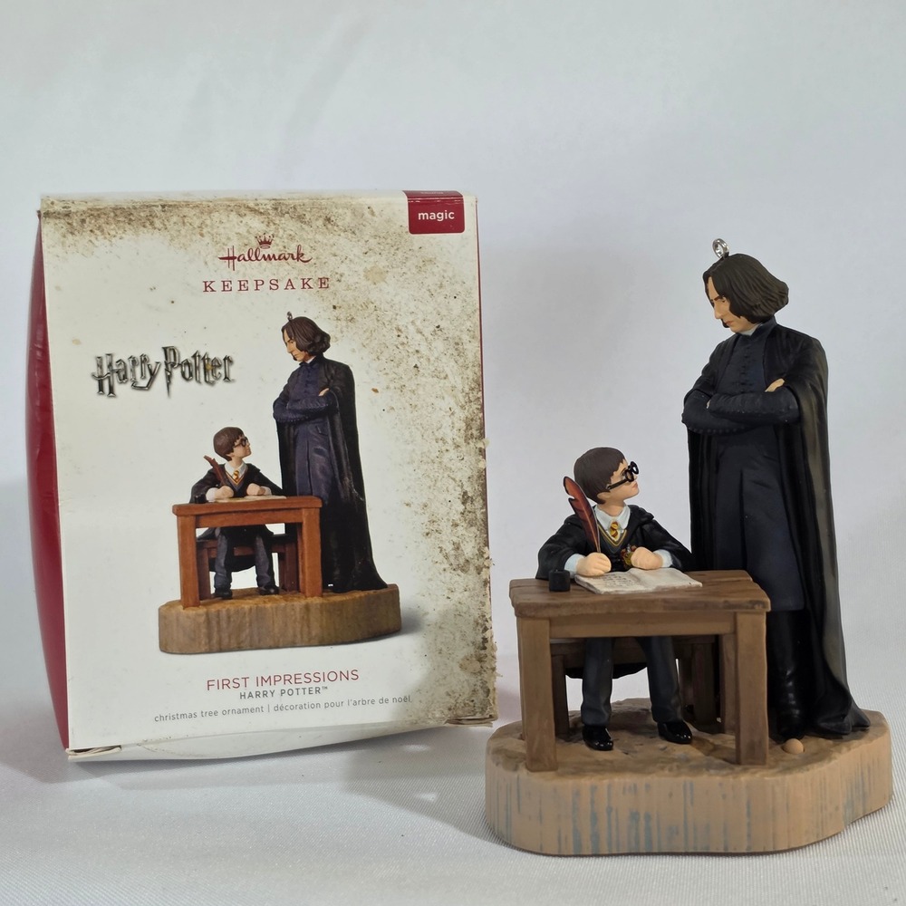 Hallmark Ornament Harry Potter First Impressions Snape 2018 Sound Magic VIDEO